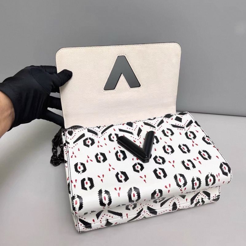 LV路易威登 twist中號 限量印花logo包-5