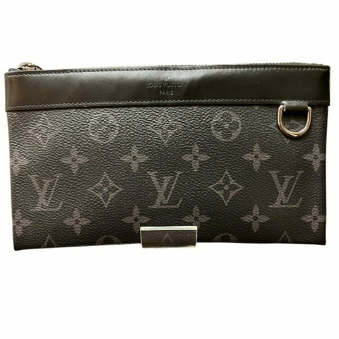 路易威登 Monogram Eclipse Pochette Discovery PM M44323 手拿包 男女通用