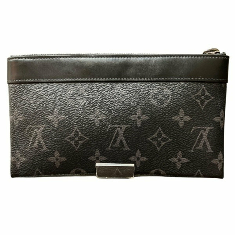 路易威登 Monogram Eclipse Pochette Discovery PM M44323 手拿包 男女通用-1