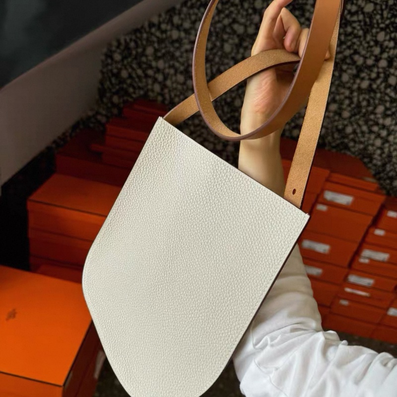 愛馬仕 妞妞包 奶昔白Z-1