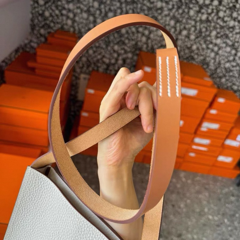 愛馬仕 妞妞包 奶昔白Z-2