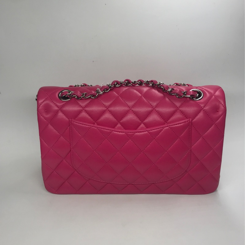 香奈兒 經典双蓋真皮中号手袋-1