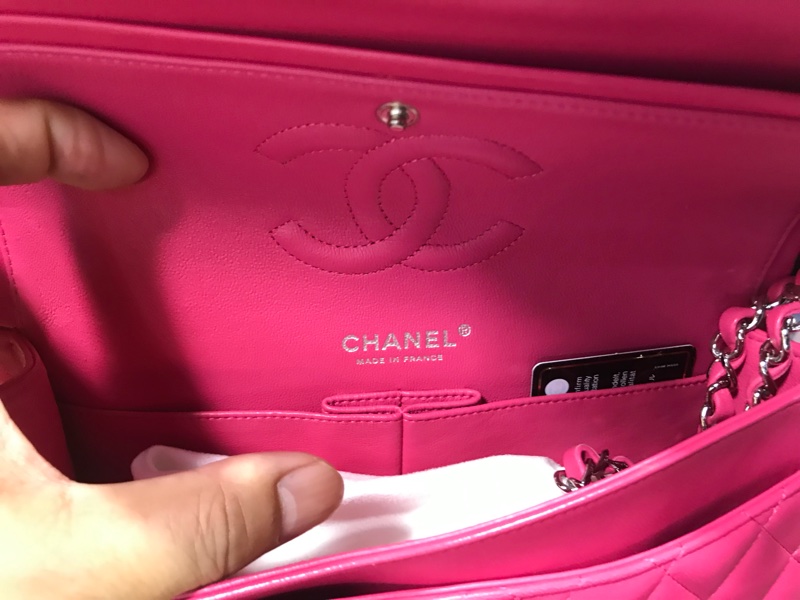 香奈兒 經典双蓋真皮中号手袋-2