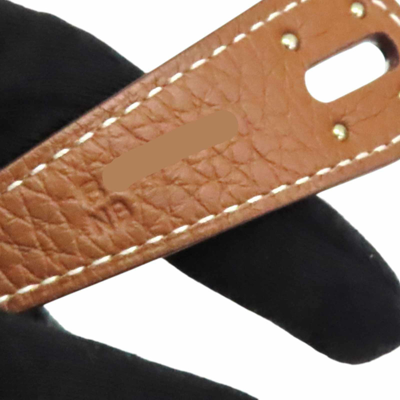 金棕色 Taurillon牛皮 Lindy 26 肩背包 B刻 銀扣【HERMES 愛馬仕】 H073428CK37-6