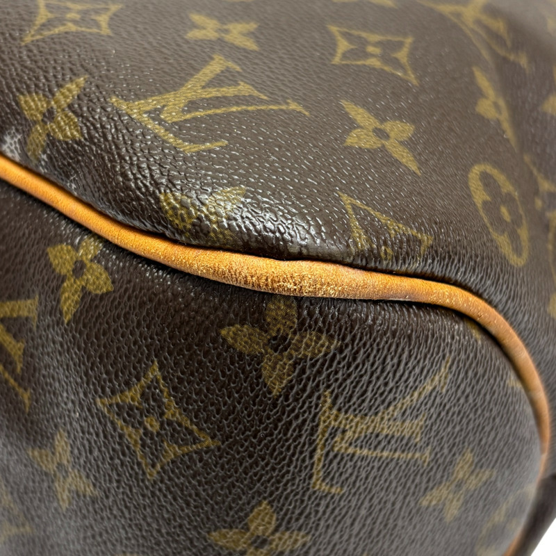 棕色 原花帆布 Delightful MM 肩背包【LOUIS VUITTON LV 路易威登】 M50156-12