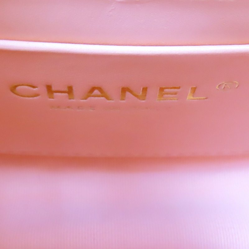 粉色 牛皮 鏈條 化妝包 肩背包【CHANEL 香奈兒】 AS3729-6