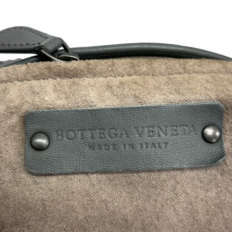 灰色 羊皮編織 Cesta 手提包【BOTTEGA VENETA BV 寶緹嘉】 272154-6