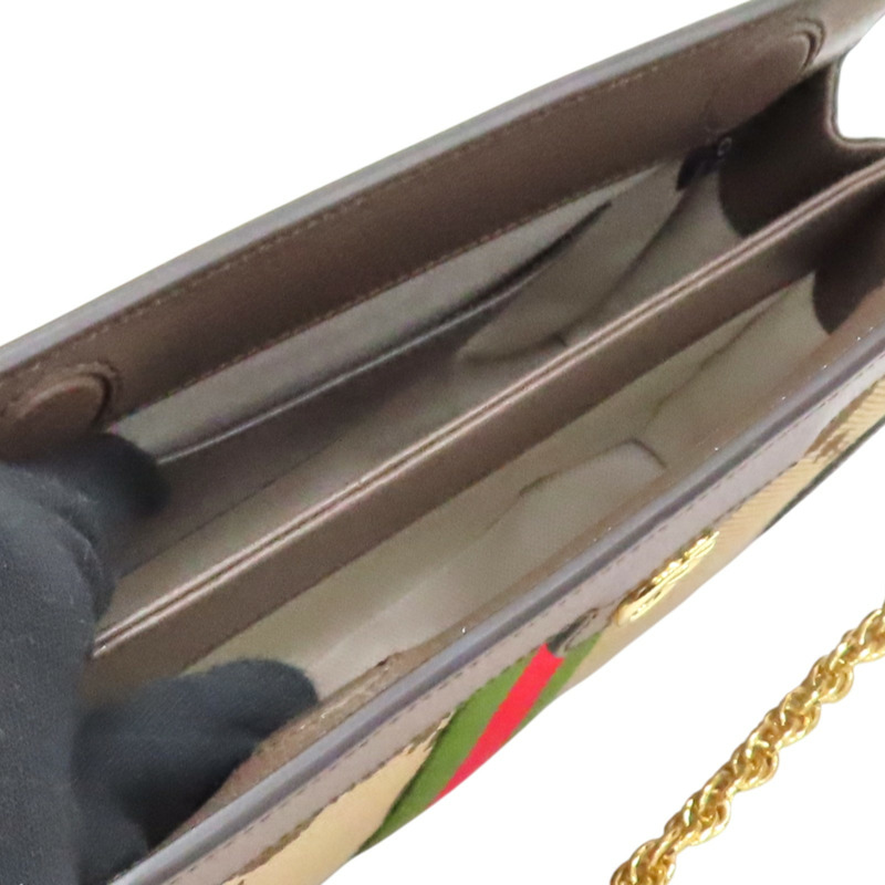 棕色 Jumbo GG 帆布 Ophidia 肩背包【GUCCI 古馳】 503877-4