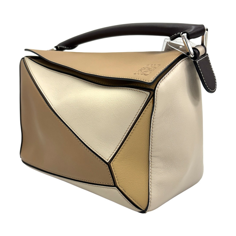 棕色 牛皮 Puzzle 兩用包【LOEWE 羅威】 A510S21-1