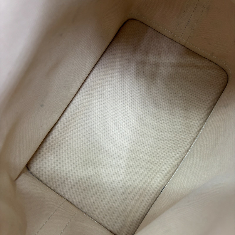 白棋盤格帆布 Noe BB 水桶包【LOUIS VUITTON LV 路易威登】 N40594-4