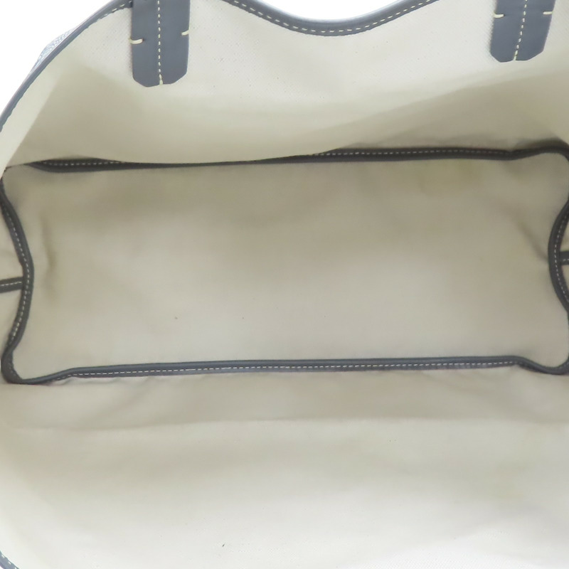 灰色 Goyardine帆布 Saint Louis PM 肩背包 有筆跡【GOYARD 高雅德】 STLOUIPMLTY-4