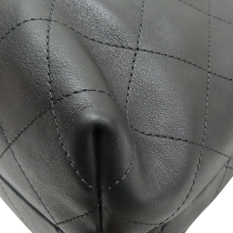 黑色 牛皮 HOBO 肩背包 金扣【CHANEL 香奈兒】 AS5523-10