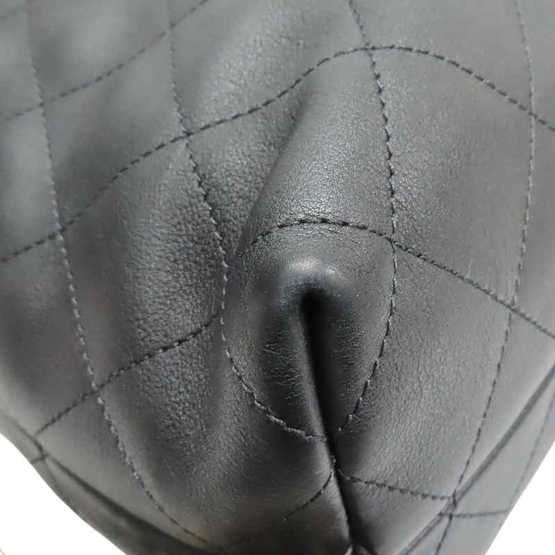 黑色 牛皮 HOBO 肩背包 金扣【CHANEL 香奈兒】 AS5523-11