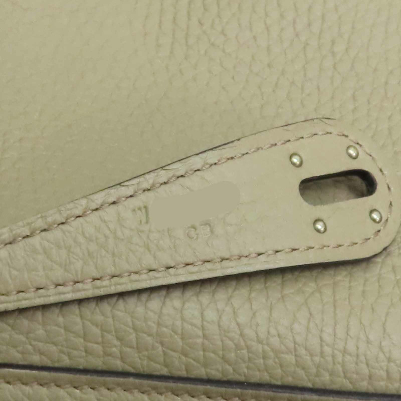 風衣灰 Taurillon牛革 Lindy Touch 26 肩背包 W刻 銀扣【HERMES 愛馬仕】-6