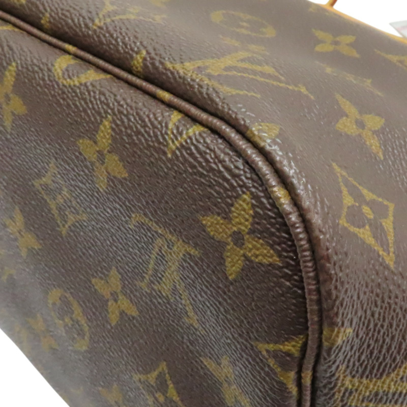 棕色 原花 帆布 Neverfull MM 肩背包【LOUIS VUITTON LV 路易威登】 M40156-9