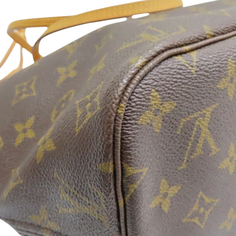 棕色 原花 帆布 Neverfull MM 肩背包【LOUIS VUITTON LV 路易威登】 M40156-10