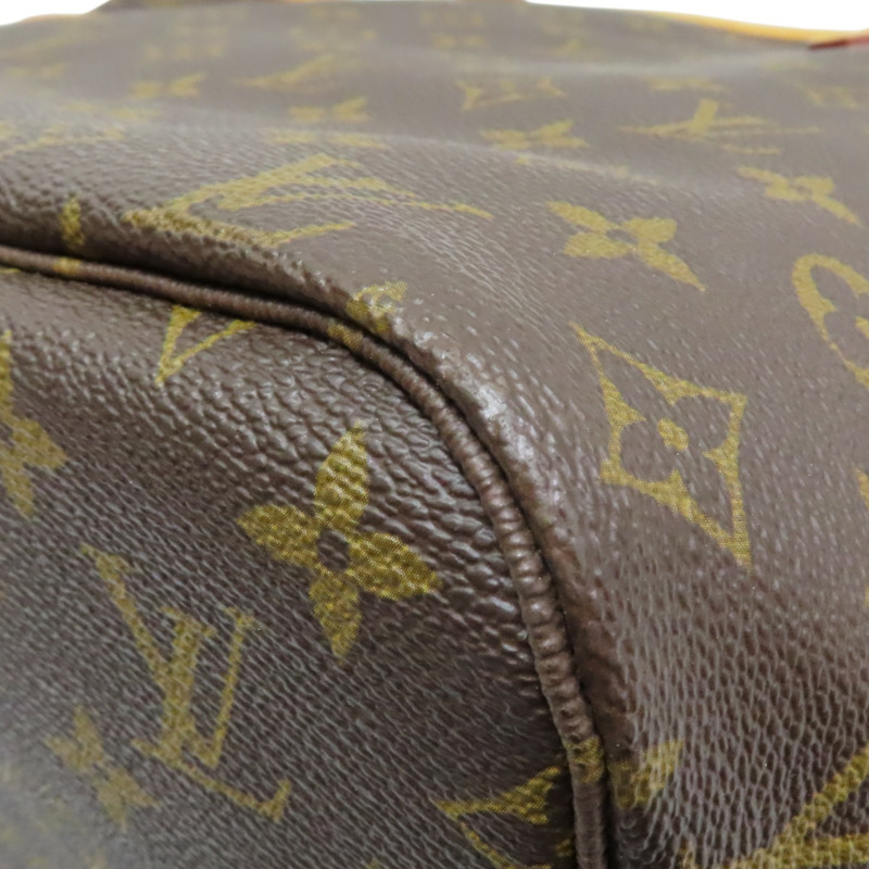 棕色 原花 帆布 Neverfull MM 肩背包【LOUIS VUITTON LV 路易威登】 M40156-11