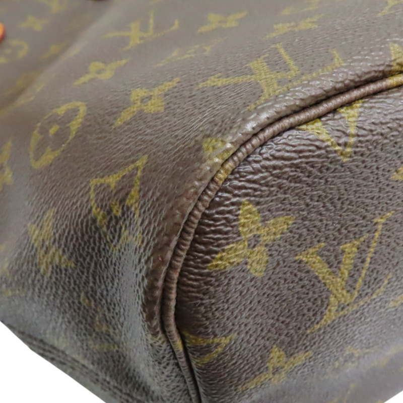 棕色 原花 帆布 Neverfull MM 肩背包【LOUIS VUITTON LV 路易威登】 M40156-12