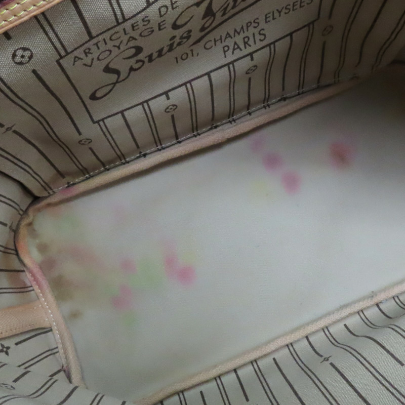 棕色 原花 帆布 Neverfull MM 肩背包【LOUIS VUITTON LV 路易威登】 M40156-13