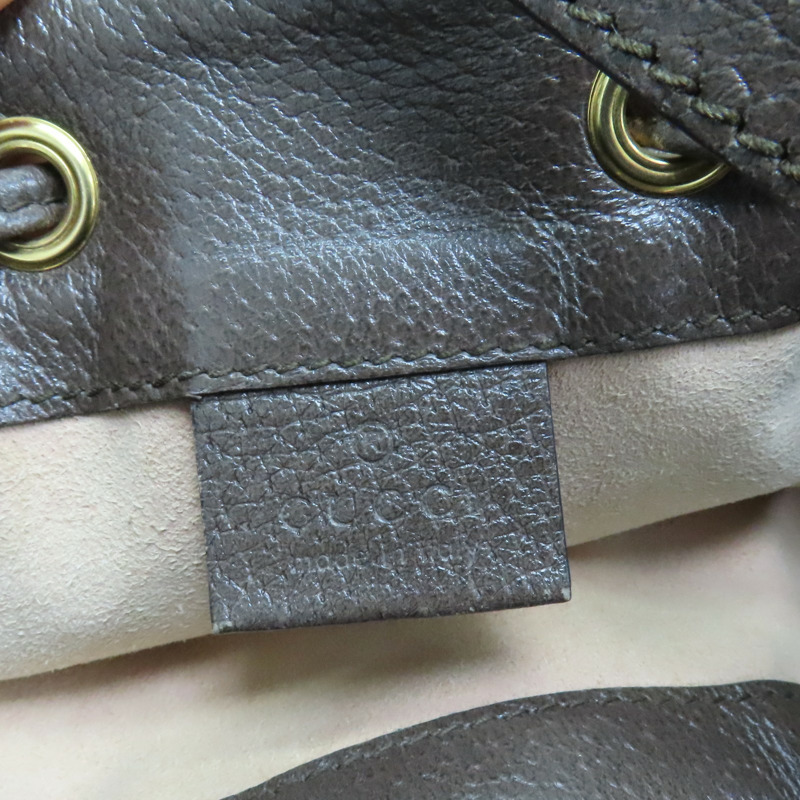 烏木色 Supreme帆布 Ophidia Mini 肩背包【GUCCI 古馳】 550620-5