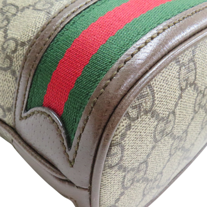 烏木色 Supreme帆布 Ophidia Mini 肩背包【GUCCI 古馳】 550620-11