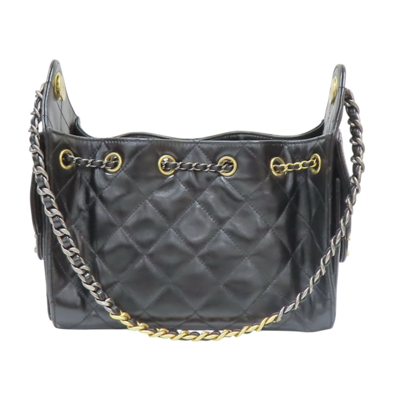 黑色 菱格紋 牛皮 25 迷你包 肩背包【CHANEL 香奈兒】 AS5631-1