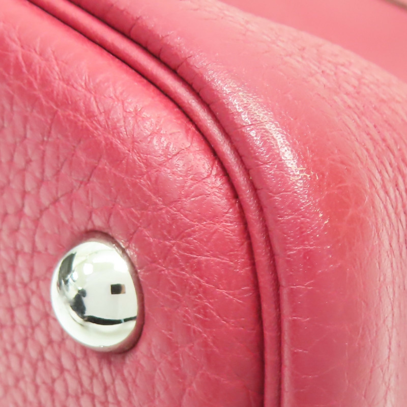 寶石紅 Taurillon牛皮 Bolide 31 柏莉包 兩用包 □R刻 無鎖頭/鑰匙【HERMES 愛馬仕】-12