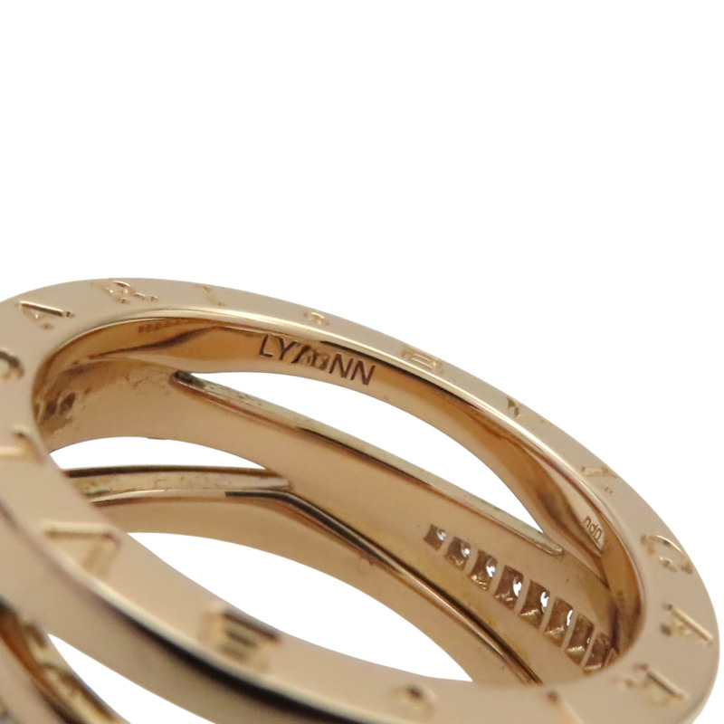 18K玫瑰金 鑽石 B.zero1 Legend 戒指 58【BVLGARI 寶格麗】 AN858365-9