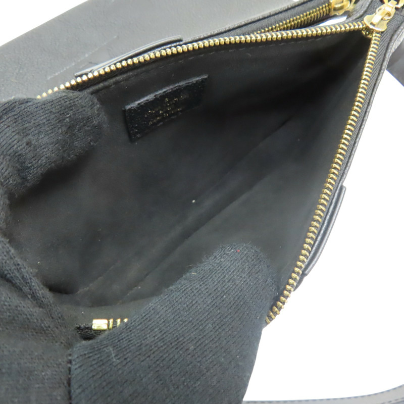 黑色 原花壓紋牛皮 Multi Pochette Accessoires 肩背包【LOUIS VUITTON LV 路易威登】 M80399-4