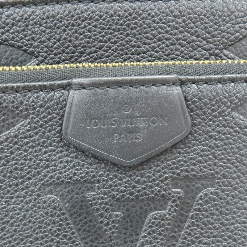 黑色 原花壓紋牛皮 Multi Pochette Accessoires 肩背包【LOUIS VUITTON LV 路易威登】 M80399-8