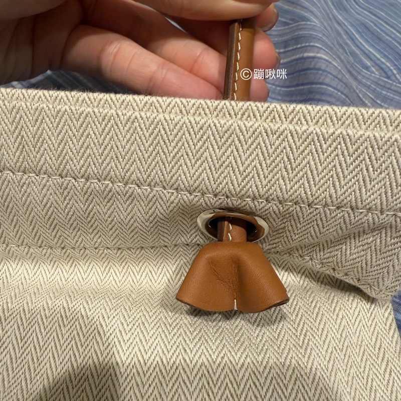 Hermes ALINE GROOMING BAG 經典馬術包 PM 少用 閑置品 愛馬仕帆布包-25