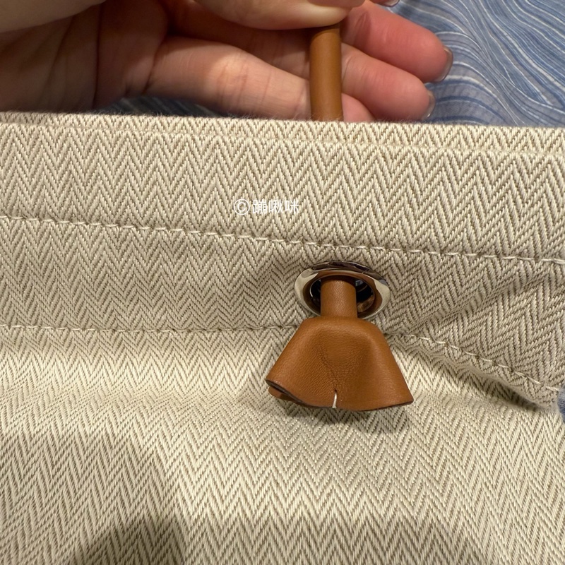 Hermes ALINE GROOMING BAG 經典馬術包 PM 少用 閑置品 愛馬仕帆布包-26