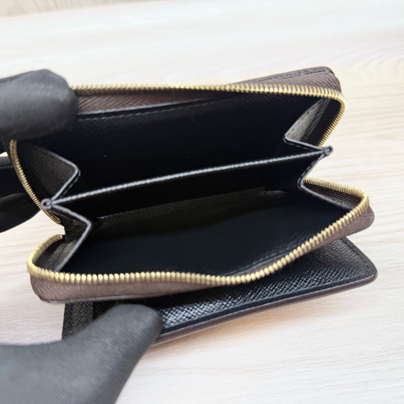 LV 原花雙色Lou ㄇ拉零錢短夾M81461-8