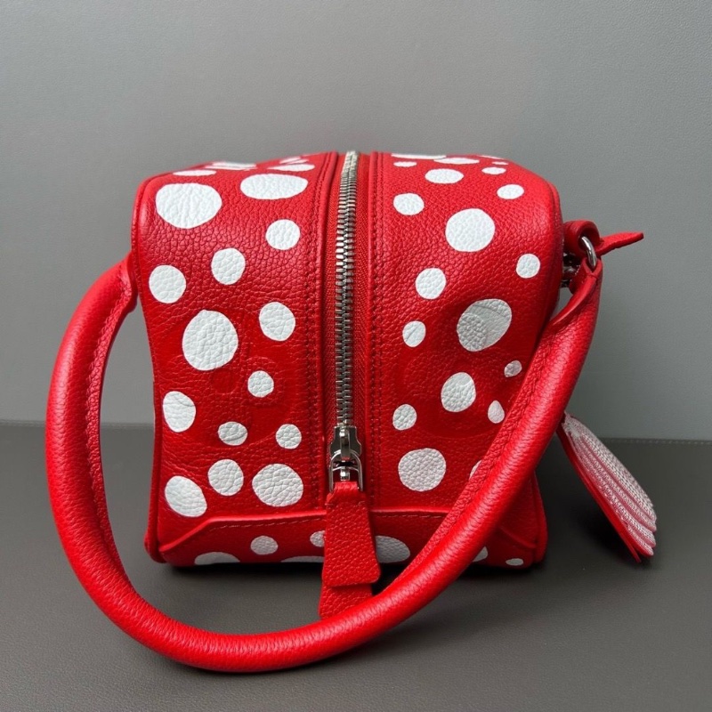 LOUIS VUITTON x Yayoi Kusama草間彌生 聯名款 NOE 15*15cm 98新配件鏈條保卡-3