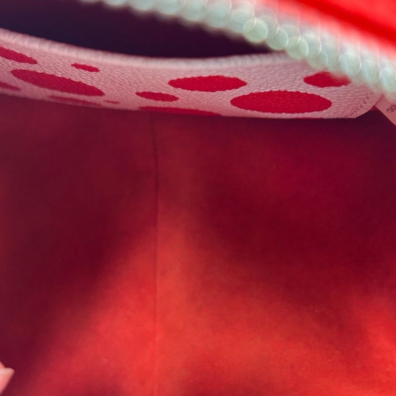 LOUIS VUITTON x Yayoi Kusama草間彌生 聯名款 NOE 15*15cm 98新配件鏈條保卡-6