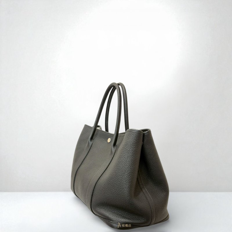 JS0036-Hermes 黑色Negonda皮 Garden Party 36-1