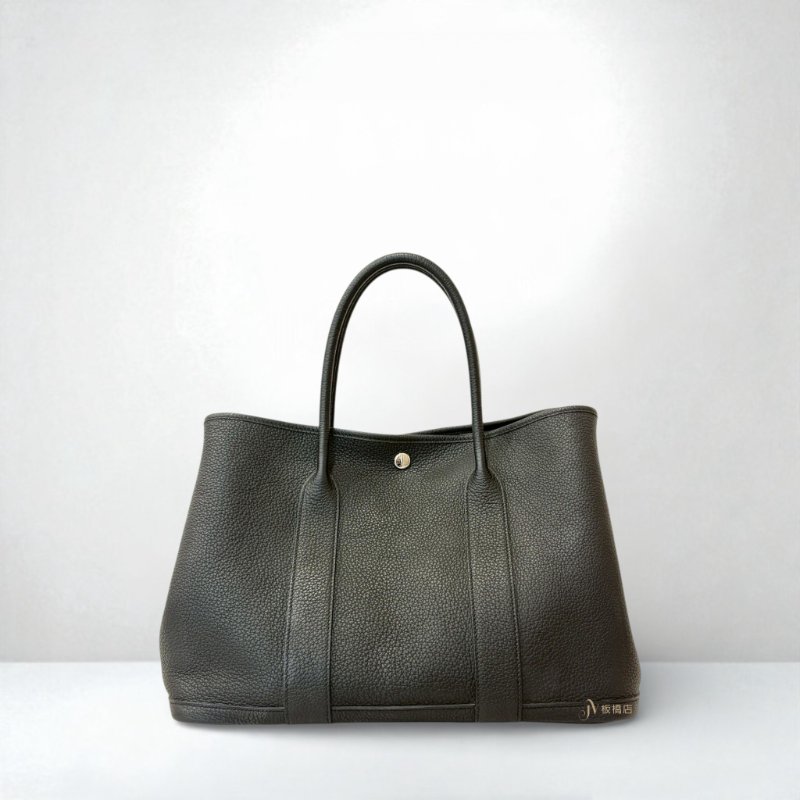 JS0036-Hermes 黑色Negonda皮 Garden Party 36-3