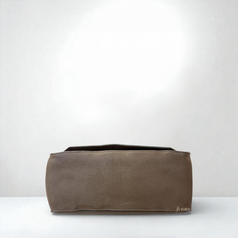 JS0178-HERMES深咖啡色銀釦TOGO皮JYPSIERE 37-4