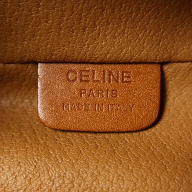 CELINE 牛皮皮革Vintage金扣手挽袋-5