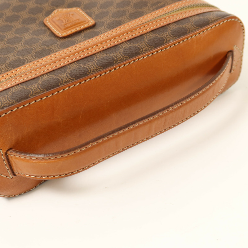 CELINE 牛皮皮革Vintage金扣手挽袋-7