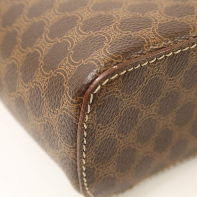 CELINE 牛皮皮革Vintage金扣手挽袋-10