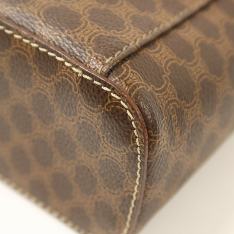 CELINE 牛皮皮革Vintage金扣手挽袋-13