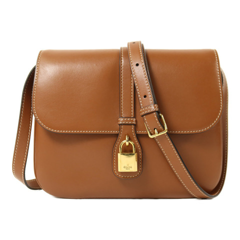 CELINE 牛皮皮革Medium Tabou金扣肩背袋