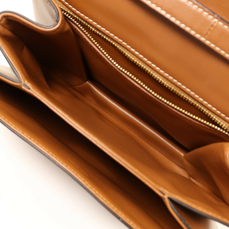 CELINE 牛皮皮革Medium Tabou金扣肩背袋-4