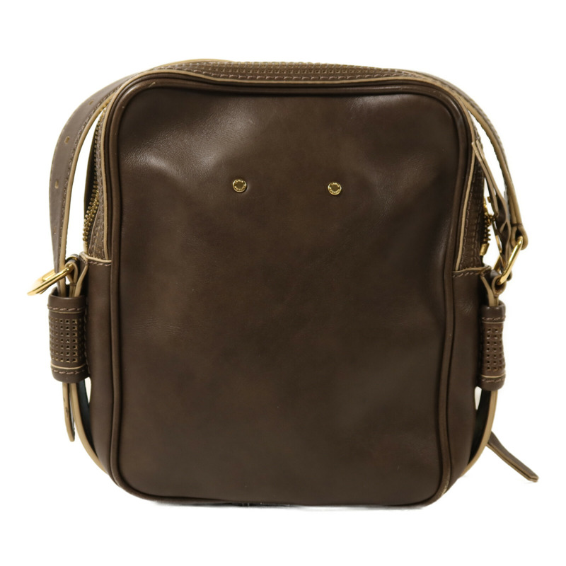 LOUIS VUITTON Bequia皮革Trotter GM金扣肩背袋-1