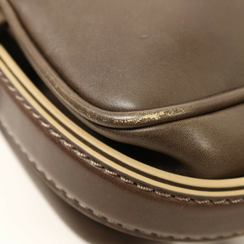 LOUIS VUITTON Bequia皮革Trotter GM金扣肩背袋-13