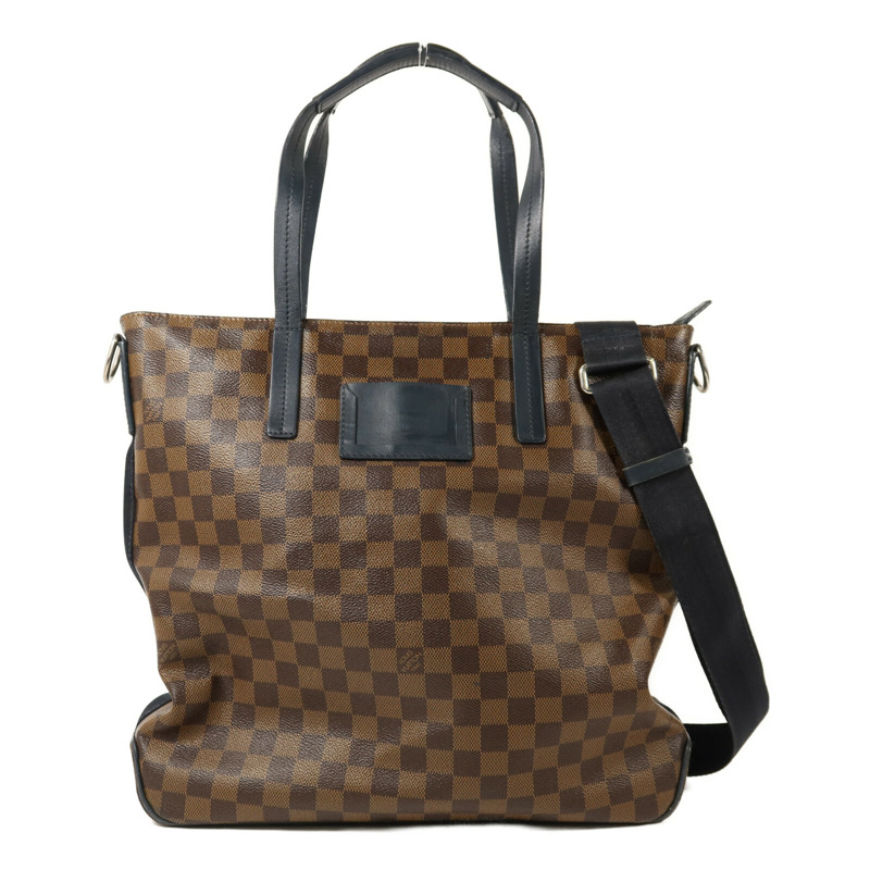 LOUIS VUITTON Damier Herald銀扣手挽肩背兩用袋-0