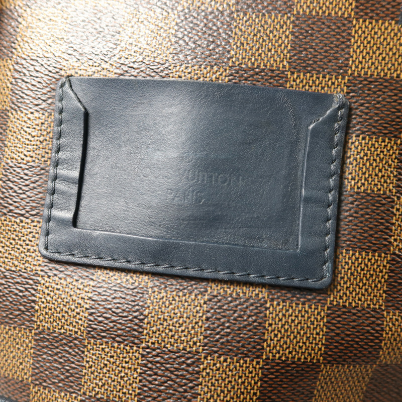 LOUIS VUITTON Damier Herald銀扣手挽肩背兩用袋-8