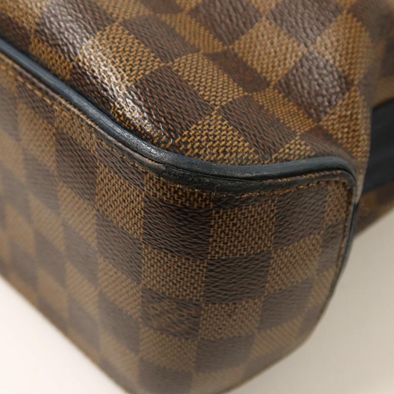 LOUIS VUITTON Damier Herald銀扣手挽肩背兩用袋-11