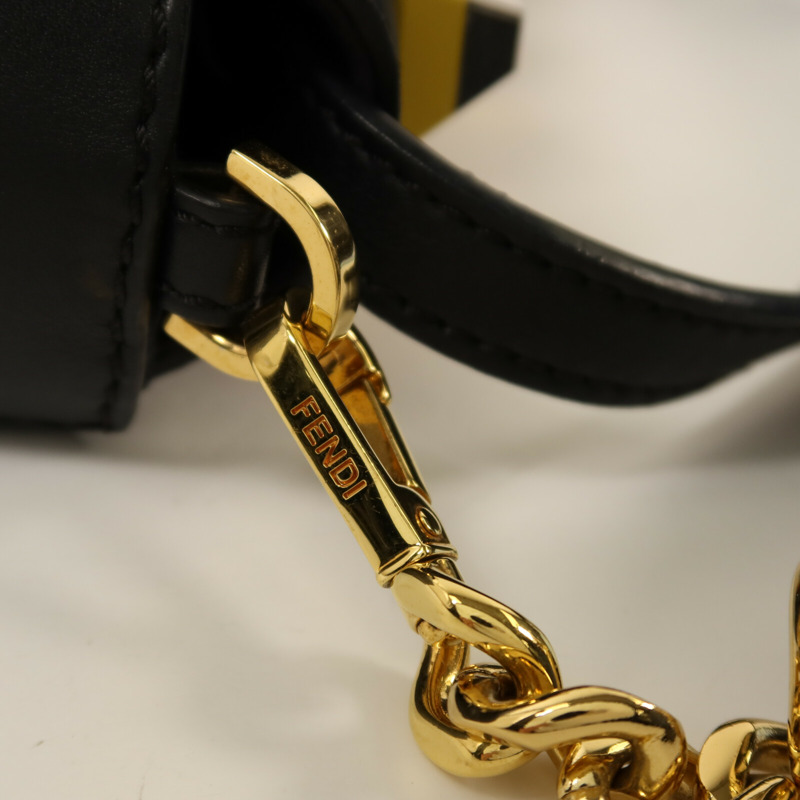 FENDI 牛皮皮革3 Baguette Squared鏈帶手挽肩背兩用袋-11